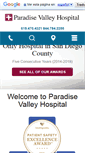 Mobile Screenshot of paradisevalleyhospital.net